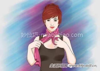 教你几种围巾系法