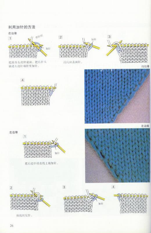 《图解棒针编织基础实例》之各种针法的基本编织形态（二）