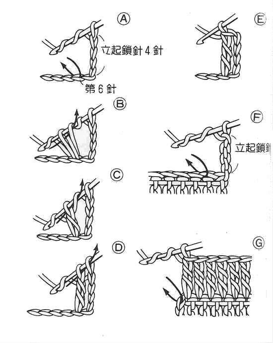 勾针基础教学(二)