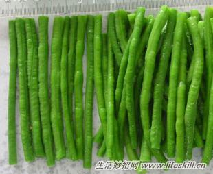 新鲜豆角的长期储存小方法 