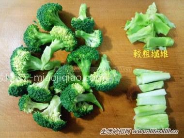 花椰菜的清洗及保存方法