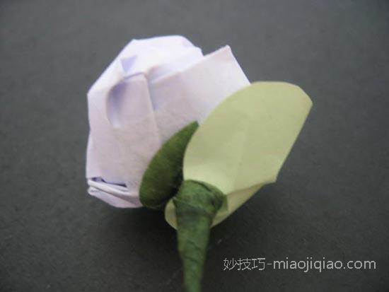 [折纸]纸质玫瑰的制作方法 