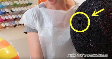 教你DIY这种漂亮的纱线灯罩