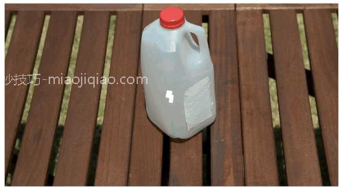 巧用喝剩下来的牛奶瓶制作园艺用品