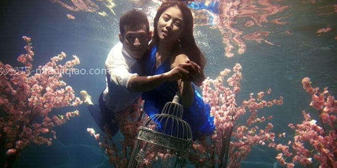 水下婚纱照怎么拍 注意水中摄影的相关事宜