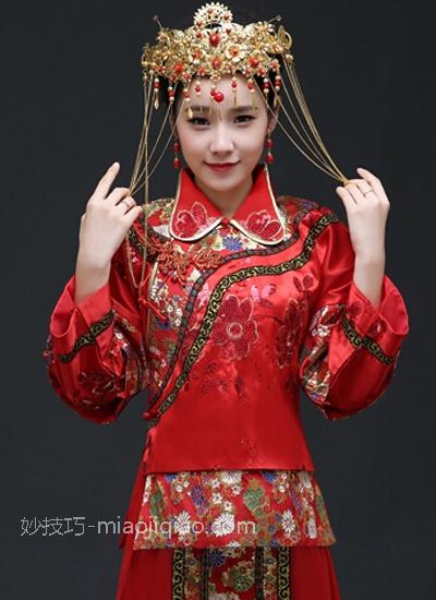 秀禾服新娘发型图片 散发高贵典雅气质