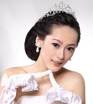 唯美韩式新娘盘发教程 让你瞬间秒杀全场