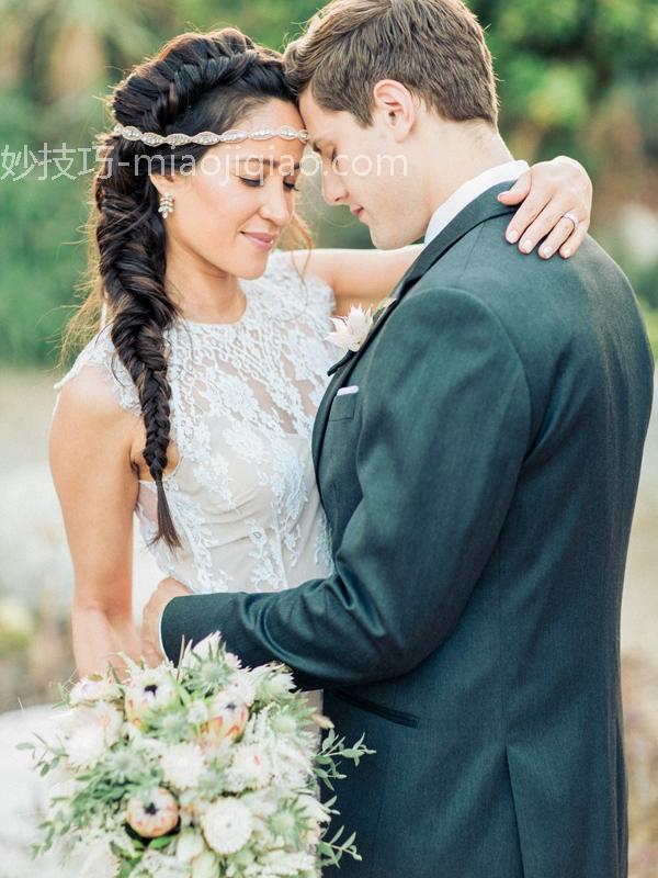 新娘侧编发辫子发型图片 超美新娘辫子发型令人惊艳