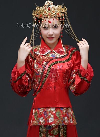 秀禾服新娘发型图片 散发高贵典雅气质