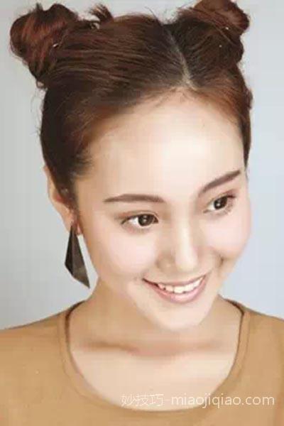 中长发新娘盘发 随意中透露知性美