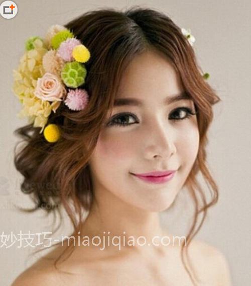 2015新娘发型图片 打造小清新气质新娘