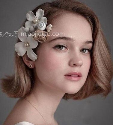 四款韩式新娘短发发型推荐 彰显不一样的气质