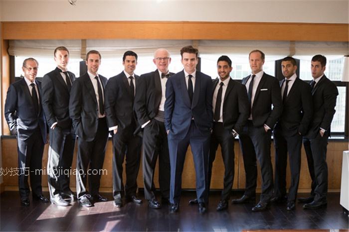 最新婚礼伴郎着装图片 让你帅翻整个婚礼现场